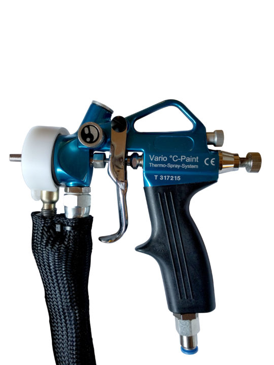 Hot wax pressure pot sprayer Hive World Wax Spraying