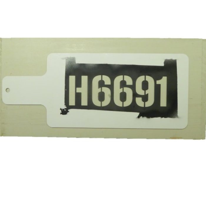 Hive Registration Number Stencil