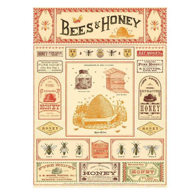 Bees & Honey Poster