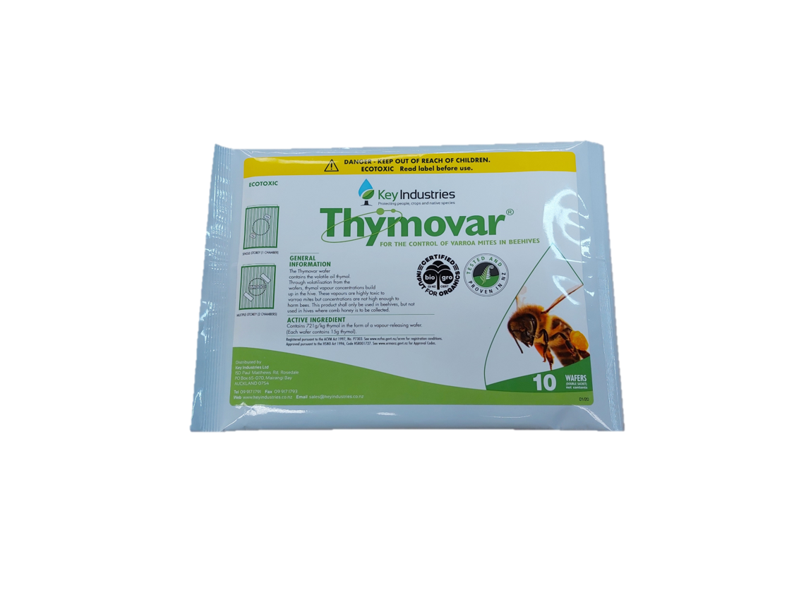 Thymovar varroa treatment